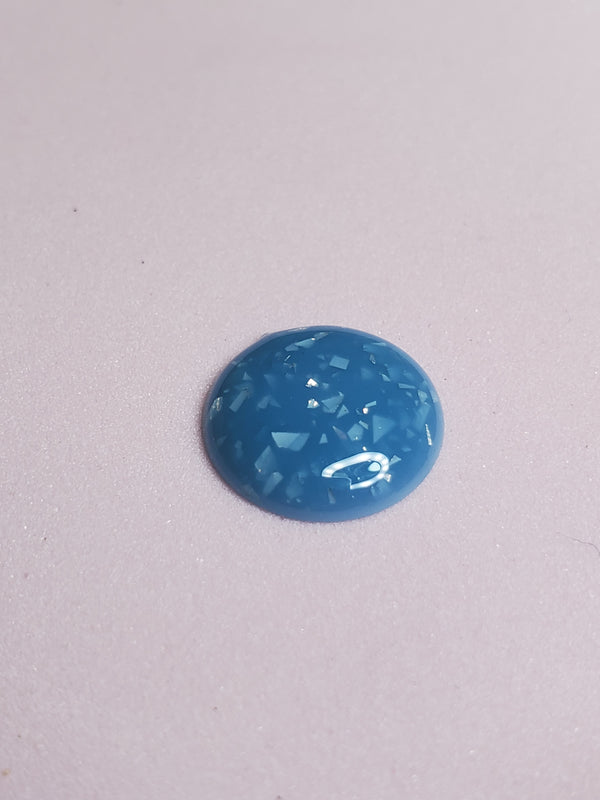 Flakes Nail Gel Sky Blue