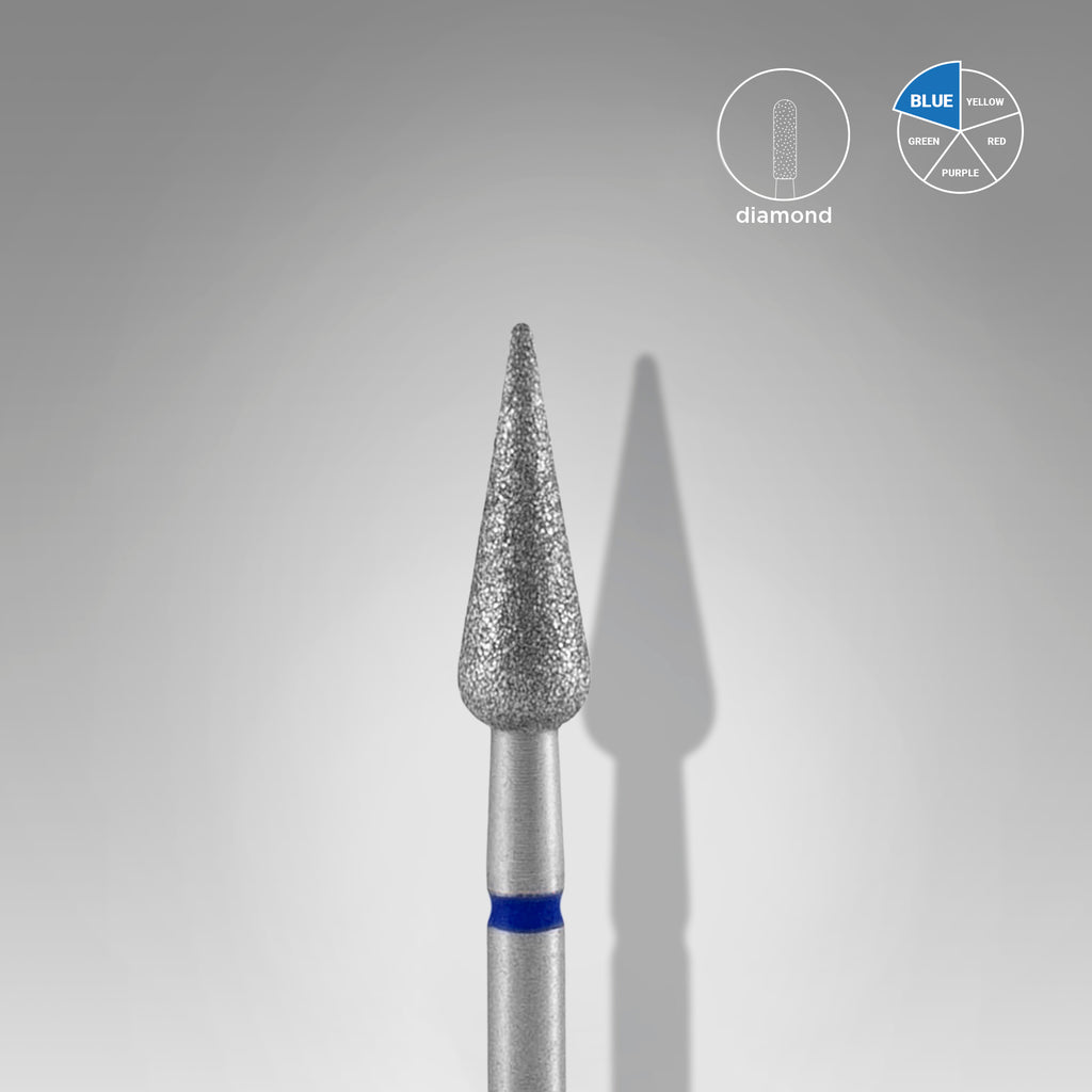 STK Nail bit pointed pear blue FA100BO40/12