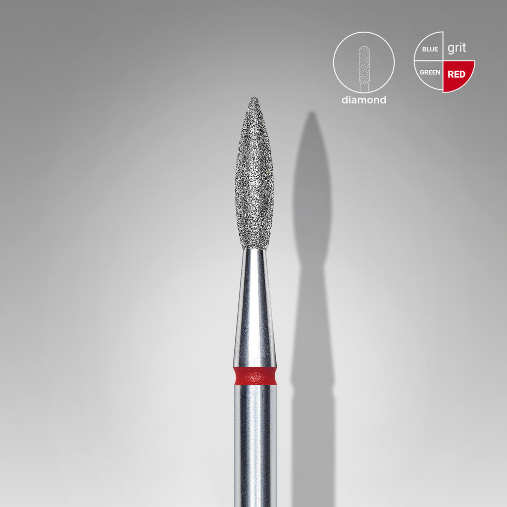 STK Nail bit pointed flame red FA11RO21/8