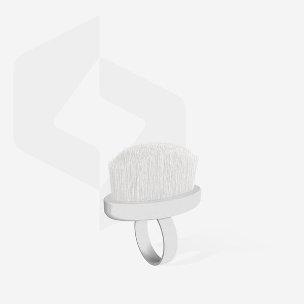 Manicure brush EXPERT 03 for dust removal mini (10 pcs)