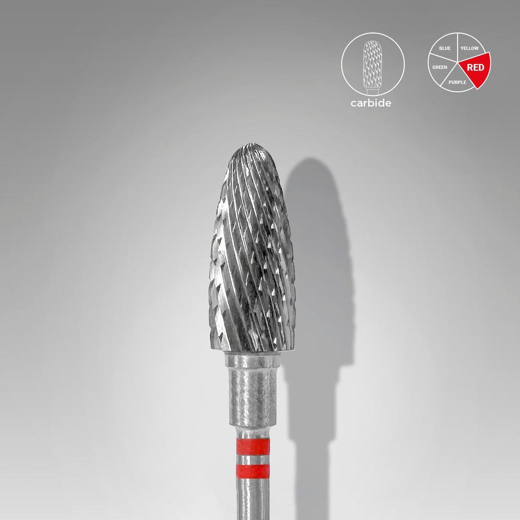STK Carbide drill bit left-handed users (Fine) red
